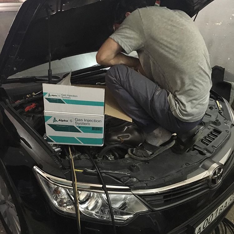 Установка на  Toyota , ГБО в Махачкале